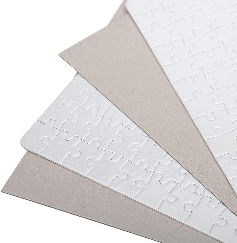 6x Sets Sublimation Jigsaw Puzzle Blanks for Heat Transfer