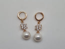 18k Gold and Pearl earrings