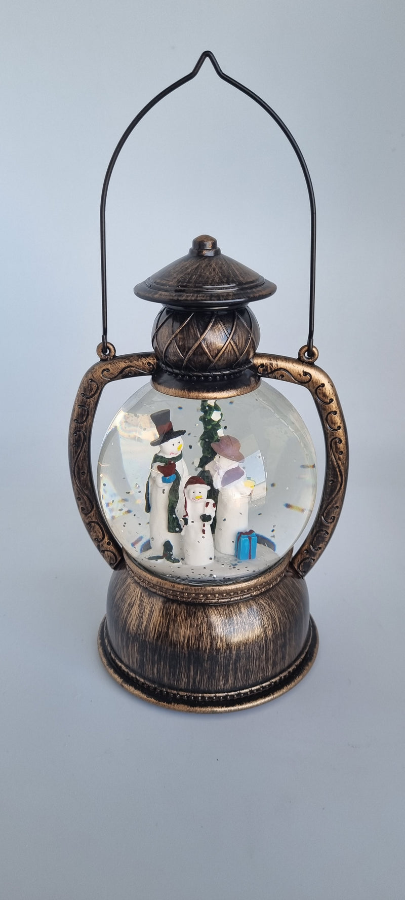 Christmas Light-Up Snow Globe Lantern – Nativity