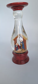 Light up Nativity Glass