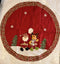 Christmas Tree Skirt With Santa and friend -3D Design