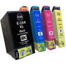 Epson 254XLBK, 252XL Compatible Ink Cartridge (BK+Y+C+M) Premium A+