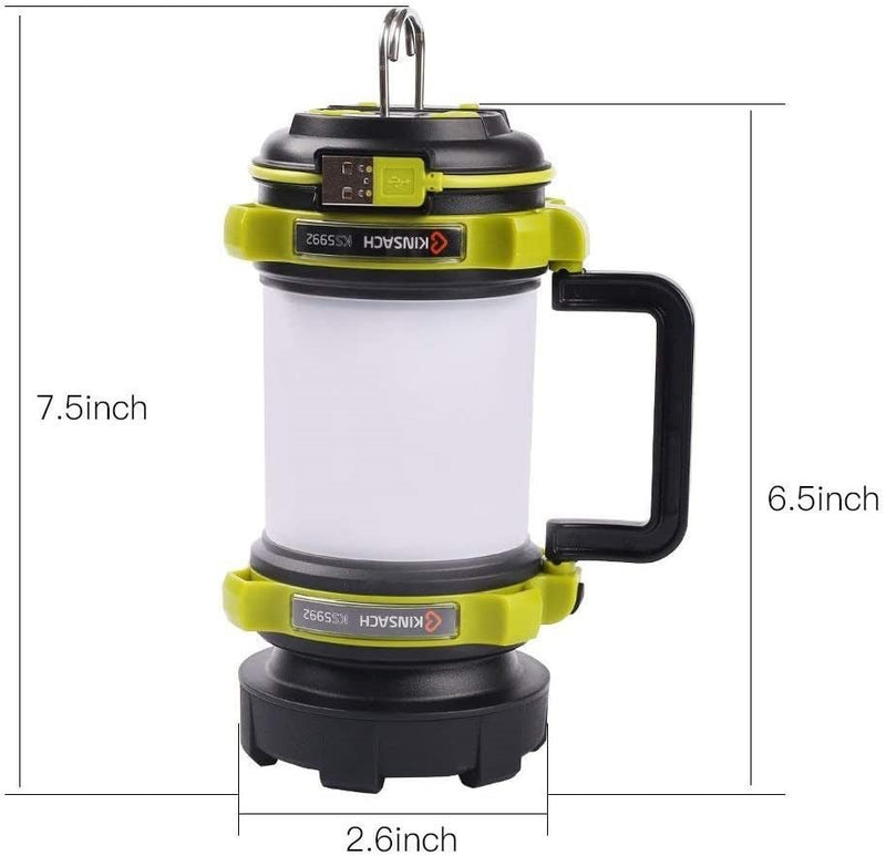Camping Lantern Torch Rechargeable Super Bright Fishing Lantern Hunting