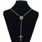 Gorgeous 18k Golden Rosary Necklace-Sacred Heart Of Mary