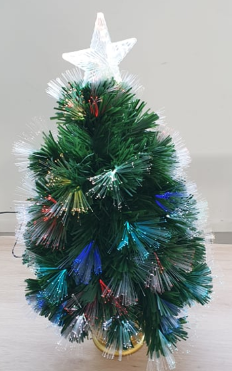 Christmas -  60cm Light Up Fiber Optic Christmas Tree
