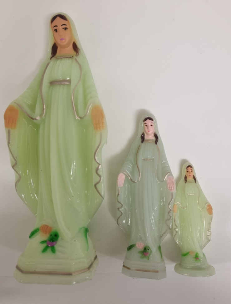 Plastic St Mary statues
