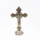 Apostles Standing Cross - Gold Plated