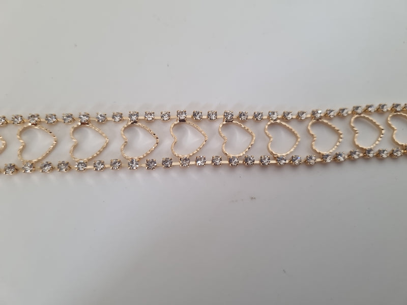 Heart ladder bracelet