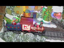 Santa's train delivery animated scene