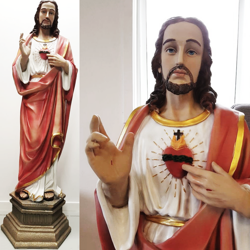 Jesus Secret Heart Statue