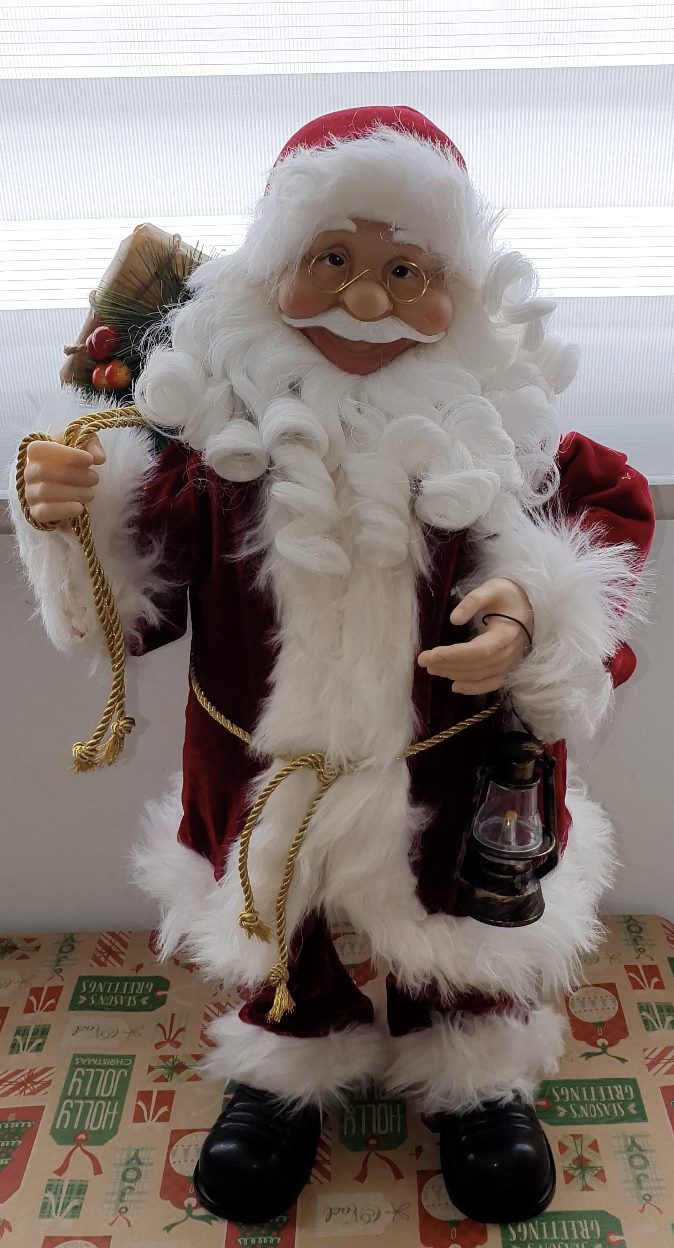 Standing 100 cm Christmas Home Decor Santa Claus! - Large size