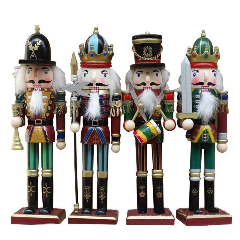 Christmas Nutcracker statues - set of 4