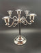 Stylish Silver 5 Taper Candelabra Candle Holder Centrepiece For Weddings & Home