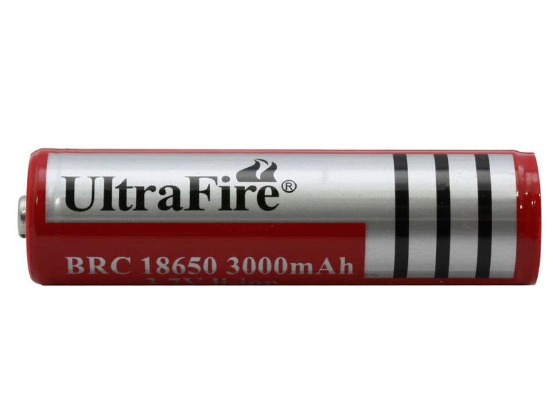 Ultrafire 2 X 18650 Rechargeable Lithium Battery 3000mAh