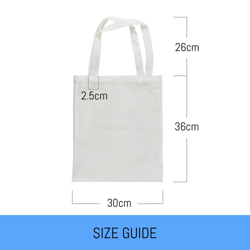 Sublimation Polyester Canvas Shoulder Bag 30cm x 36cm - Tote Bag